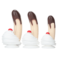 Chocolate Banana Silicone Dildo