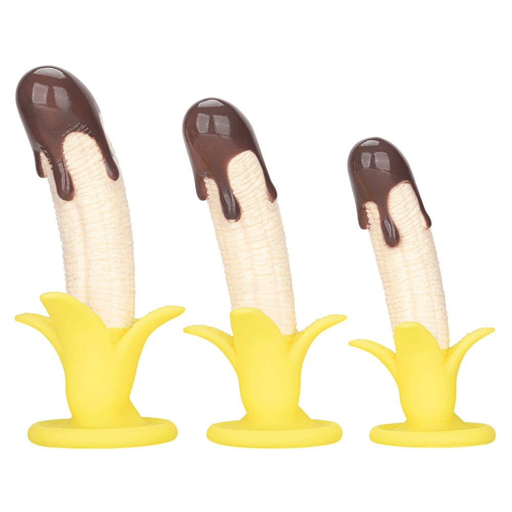 Chocolate Banana Silicone Dildo