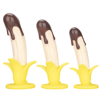 Chocolate Banana Silicone Dildo