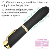 Lurevibe 10 Speed Pen-shaped G-spot Vibrating Dildo Magic Massager - Lurevibe