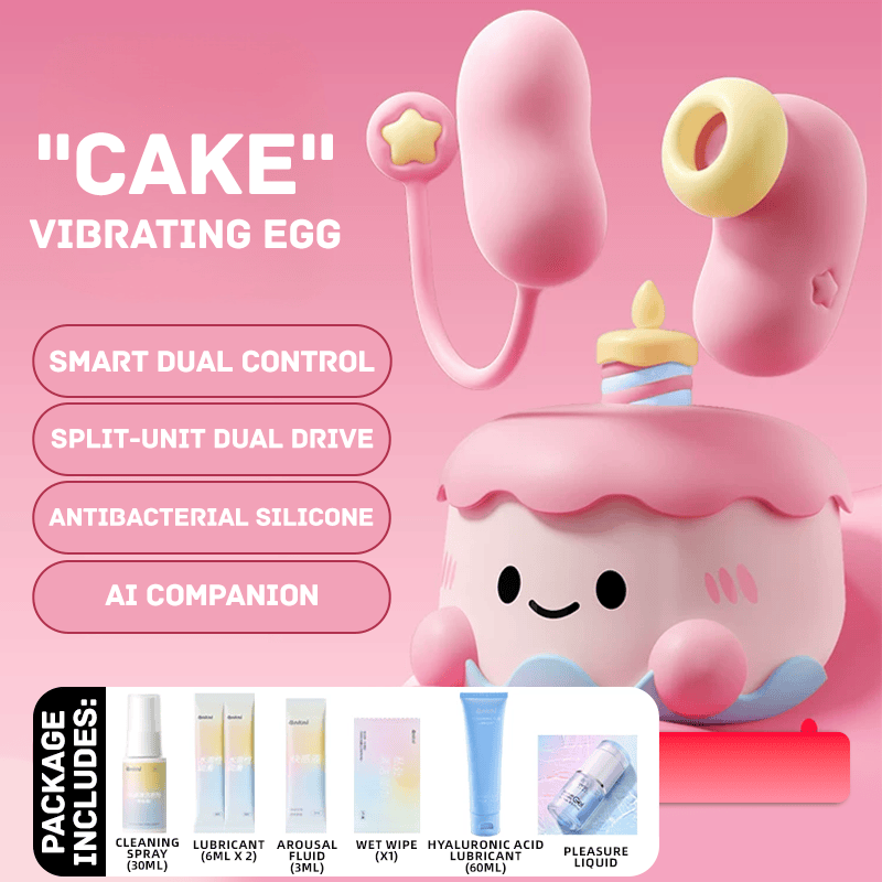 Sweetheart Cake Party App Remote Control Love Egg Suction Vibrator Set - Lurevibe