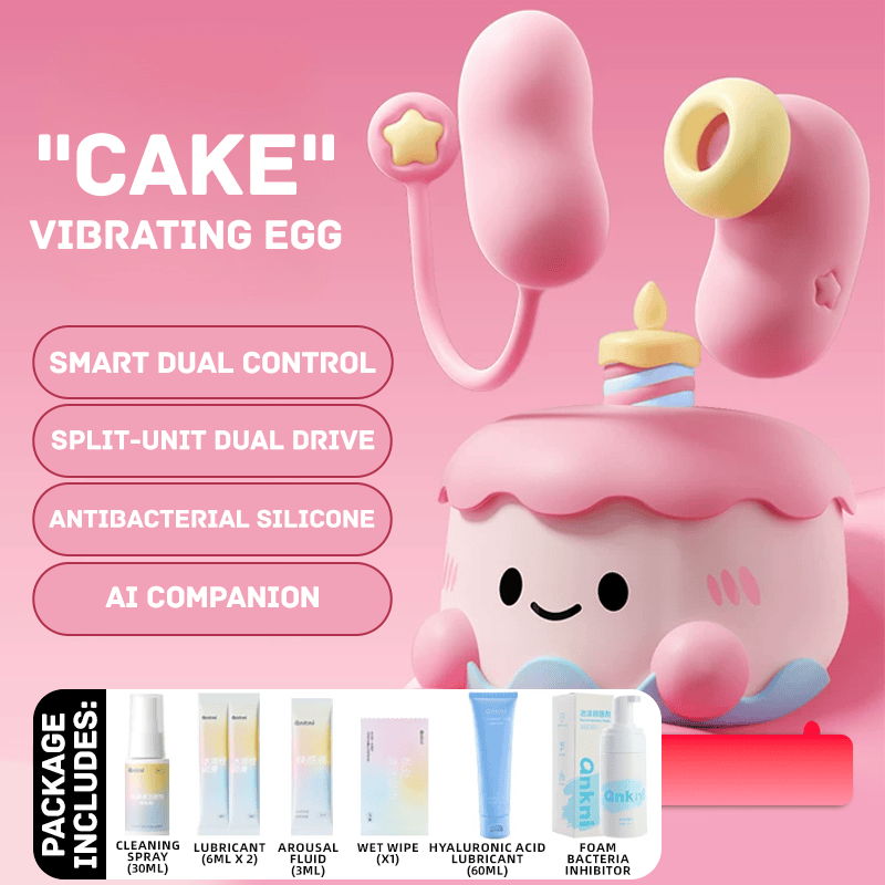 Sweetheart Cake Party App Remote Control Love Egg Suction Vibrator Set - Lurevibe