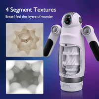 Bella Bot Robot Telescopic Vibrating Male Penis Stroker - Lurevibe