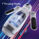 Bella Bot Robot Telescopic Vibrating Male Penis Stroker - Lurevibe