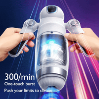 Bella Bot Robot Telescopic Vibrating Male Penis Stroker - Lurevibe