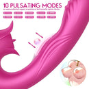 Lurevibe - Devil Flower Sex Toys Sucking Dildo Vibrator For Women - Lurevibe