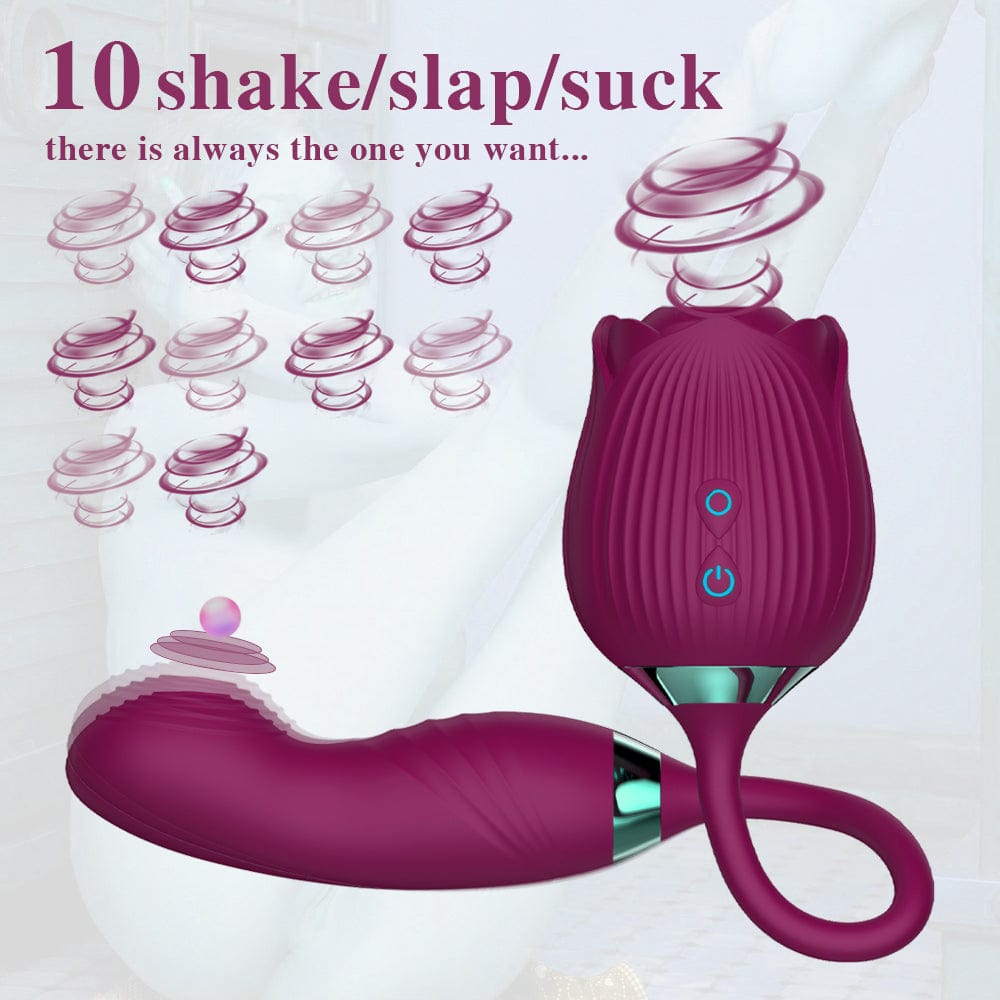 Lurevibe - Rose Vibrator Clitoris Stimulator - Lurevibe