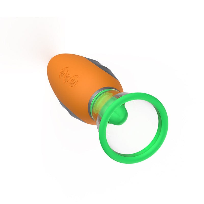 Lurevibe - Carrot Vibrator Female Masturbator Vibration Av Automatic Heating Sucking Tongue Licker Pluggable - Lurevibe