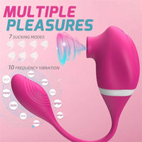 Lurevibe - Sucking and Vibration Mini Bullet Egg - Lurevibe