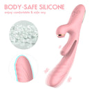 Lurevibe - 3 in 1 Suction & Thrusting Vibrator With Tongue For Clitoris & G-spot - Lurevibe