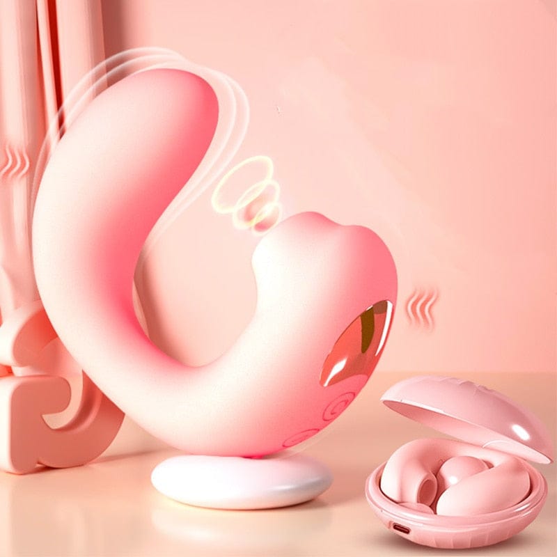 Lurevibe - Sucking Jump Egg Bomb Female Masturbation Device Wearing Vibration Rods - Lurevibe
