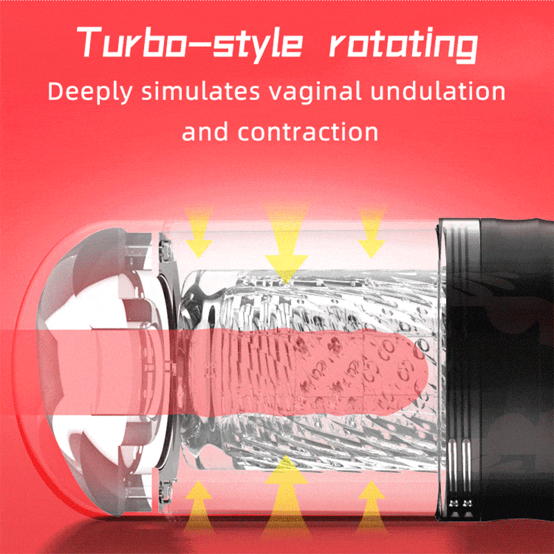 Lurevibe - Rotating Suction and Sound-Enabled Male Masturbator - Lurevibe