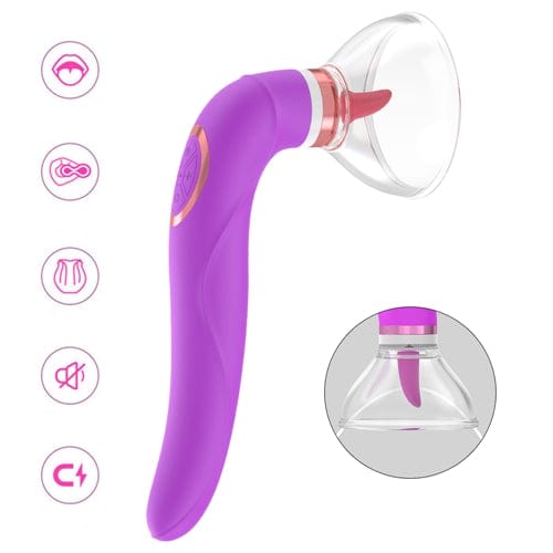 Lurevibe - Female Clitoral Sucking Tongue Vibrator - Lurevibe