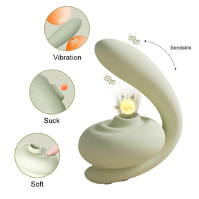 Lurevibe - 2-in-1 Clit Sucking Vibrator for Double Pleasure - Lurevibe