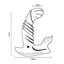 Lurevibe - Telescopic Prostate Massager For Men And Women Double Shock Masturbation G-spot Vestibule Anal Plug Sex Toy Wholesale - Lurevibe