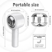 Lurevibe Truly - Intelligent 6 Frequency Telescopic Handheld Male Masturbator - Lurevibe