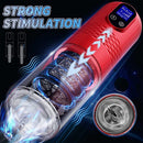 Lurevibe - Strong stimulation Innovative Motors Telescoping LCD Display Masturbator - Lurevibe