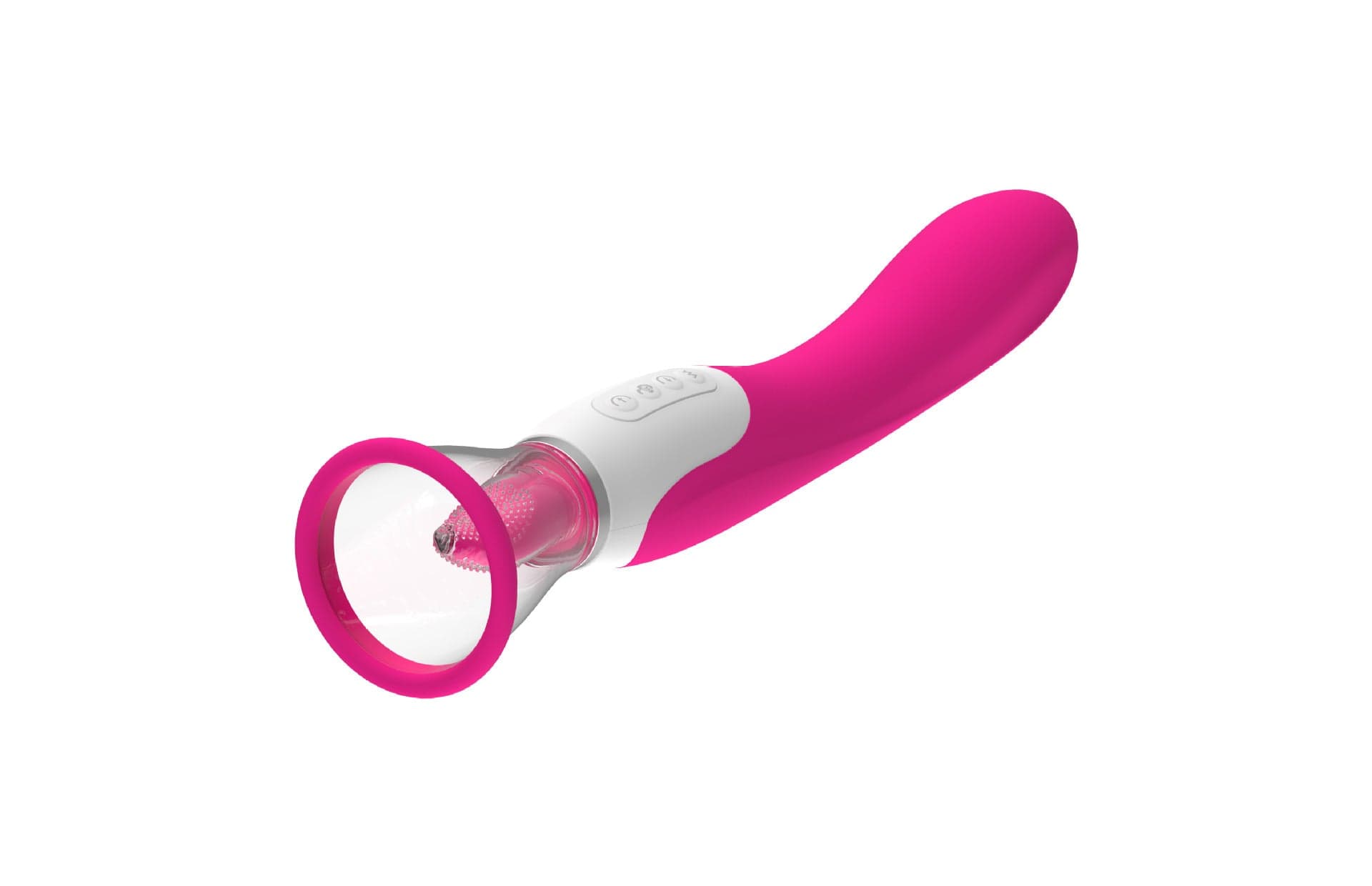 Lurevibe - Hard Rock Vibrating Rod Female Masturbator Vibrating Av Bead Rotating Rod Automatic Heating Sucking Tongue Licker Pluggable Device - Lurevibe