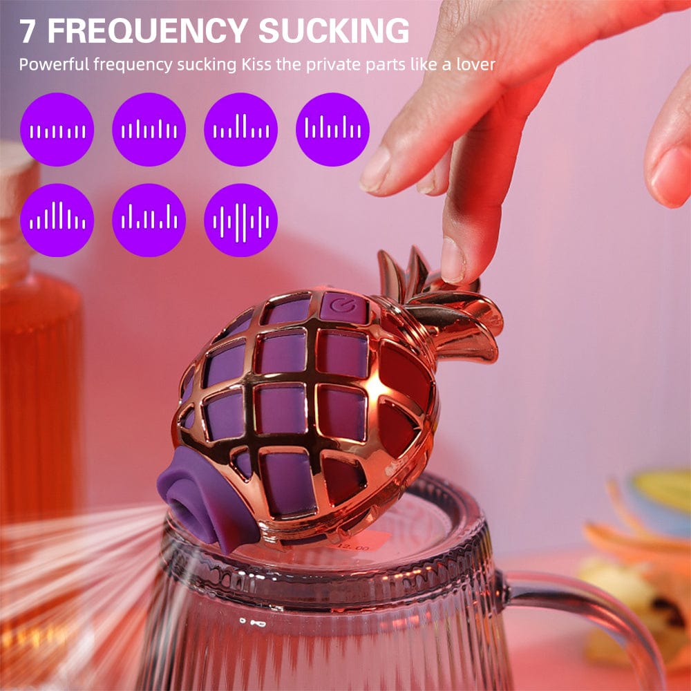 Lurevibe - Pineapple Sucking Egg Skipping Licking Clitoris Sexy Toy - Lurevibe