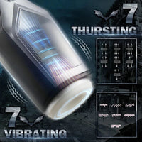 Lurevibe - Thursting & Vibrating With Huge Visible Window Oral Male Masturbation - Lurevibe