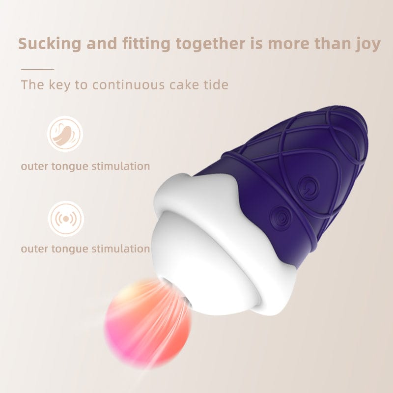 Lurevibe - Cone 10-Frequency Sucking Erotic Vibrator For Women - Lurevibe