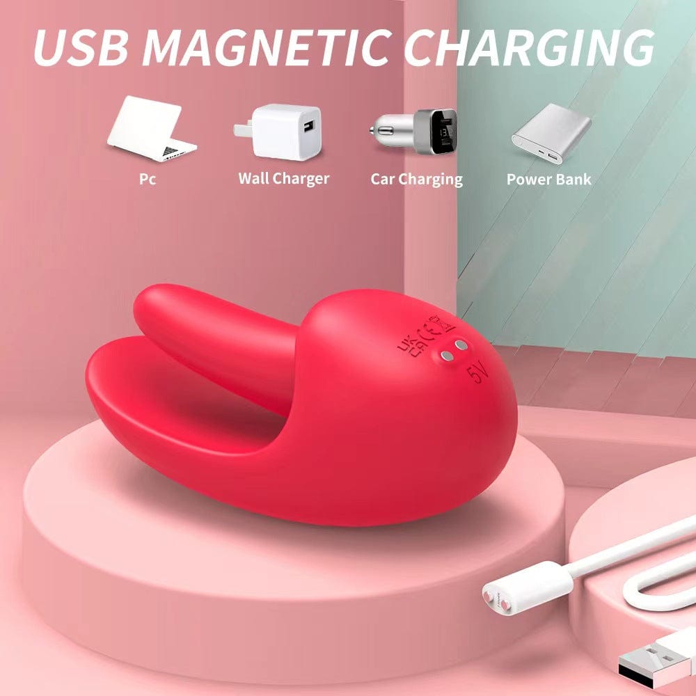 Lurevibe - Tongue Shape Licking Nipples Clit Stimulation Vibrators For Women - Lurevibe