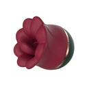 Lurevibe - 2 In 1 Rose Kiss Tongue Licking Rose Flower Vibrator - Lurevibe