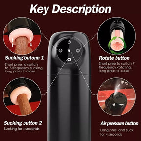 Lurevibe - Men's Special Water Bath Sucking Masturbation Cup - Lurevibe