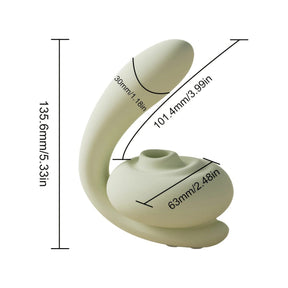 Lurevibe - 2-in-1 Clit Sucking Vibrator for Double Pleasure - Lurevibe