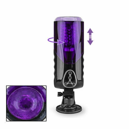 Lurevibe - First Class Trainer Rotating and Thrusting Suction Cup Masturbator - Lurevibe