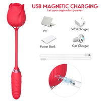 Lurevibe - New 2 In 1 Rose Flower Toy Pro 2 - Lurevibe