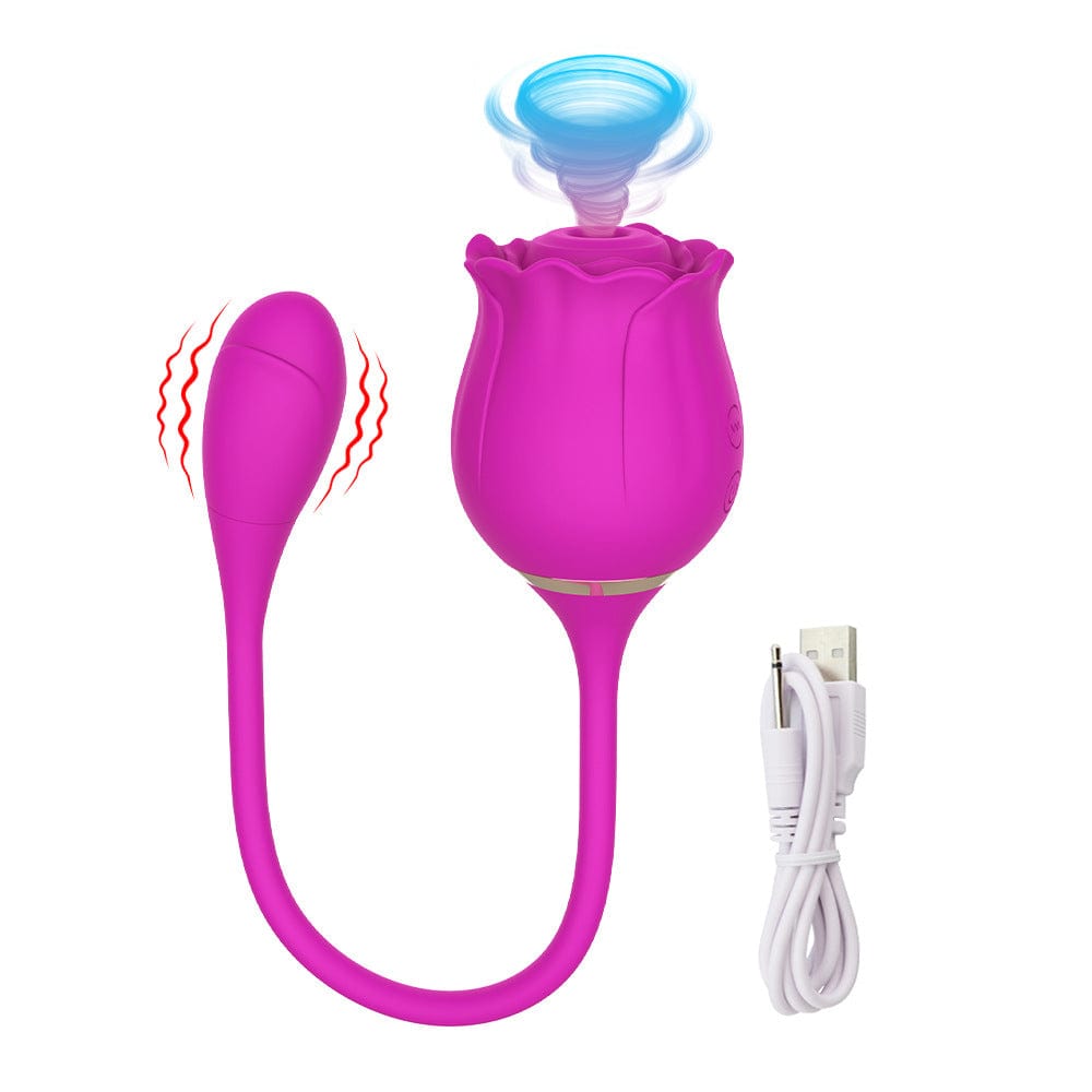 Lurevibe - Rose Vibrators Sucker Oral Vagina Sucking Vibrator - Lurevibe