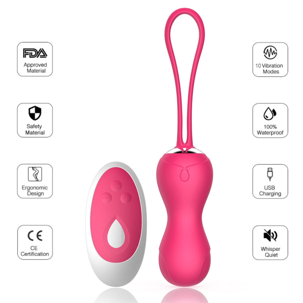 Lurevibe - Vibrating Eggs Vaginal Tighten Exercise Kegel balls G Spot Vibrators  Clitoris Stimulation for Women - Lurevibe