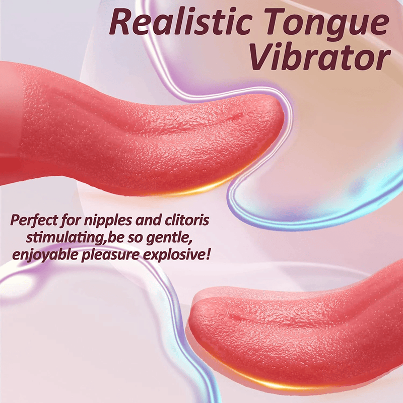 Lurevibe - Zungenleckgerät aus Silikon für Frauen, Masturbationsvibrator für Erwachsene, Sexspielzeug für die Frau 