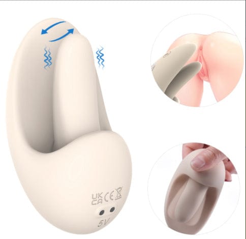 Lurevibe - Tongue Shape Licking Nipples Clit Stimulation Vibrators For Women - Lurevibe