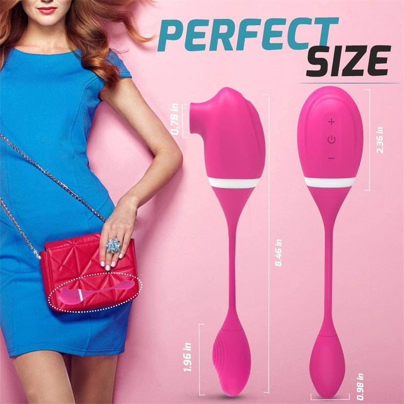 Lurevibe - Sucking and Vibration Mini Bullet Egg - Lurevibe