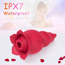 Lurevibe - Rose Sucking and Tongue Vibrator 2 in 1 Rose Toy - Lurevibe