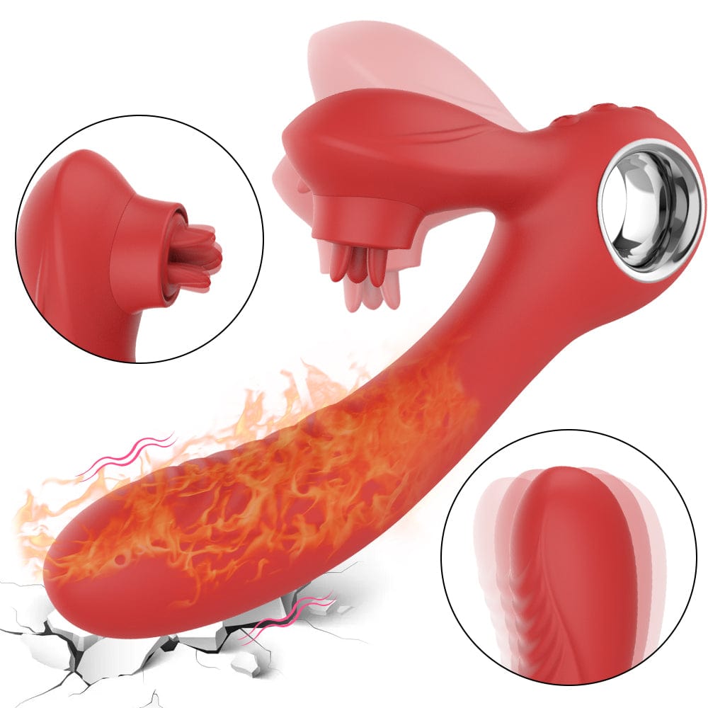 Lurevibe - Pussy Clitoral Stimulation Tongue Licking G Spot Orgasm Female Masturbation  Vibrator - Lurevibe