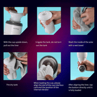 Lurevibe - Automatic Sucking Masturbation Blowjob Masturbator Vibrating Oral Sex Toys For Men - Lurevibe