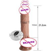 Lurevibe - Waterproof 7 Frequency Retractable Swing Dildo - Lurevibe