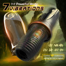 Lurevibe - Gawk Gawk Black (With Cover) Tivino Rotating Vibration Male Masturbation Cup - Lurevibe