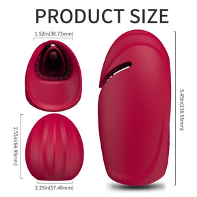 Lurevibe - Warrior Training Cup Men's Mini Tongue Licking Multi Frequency Vibration Aircraft Cup Men's Fun Masturbation Cup - Lurevibe