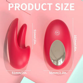 Lurevibe - Tongue Shape Licking Nipples Clit Stimulation Vibrators For Women - Lurevibe