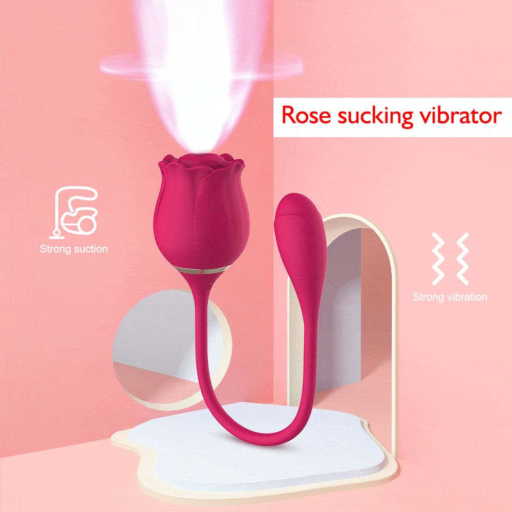 Lurevibe - Rose Vibrators Sucker Oral Vagina Sucking Vibrator - Lurevibe