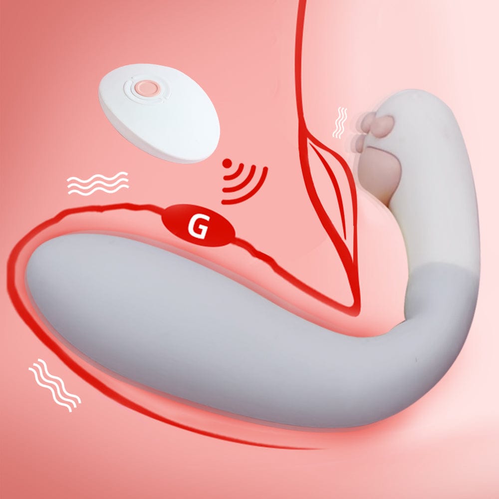 Lurevibe - Cat Claw Wireless Remote Control Vibrating Stick Female Masturbation Massage Vibrating Stick - Lurevibe