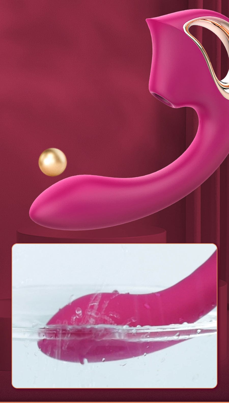 Lurevibe - Fashion Women's Masturbation G-spot Stick Sucking Vibrating Stick Husband And Wife Share Adult Articles - Lurevibe