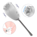 Silicone Rose Vibrator With Tongue Lickingfor Women - Lurevibe