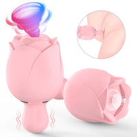 Lurevibe - Sucking Tapping And Vibrating Rose Toy - Lurevibe
