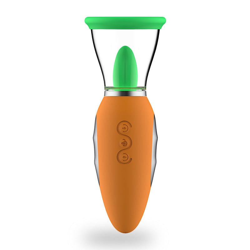 Lurevibe - Carrot Vibrator Female Masturbator Vibration Av Automatic Heating Sucking Tongue Licker Pluggable - Lurevibe