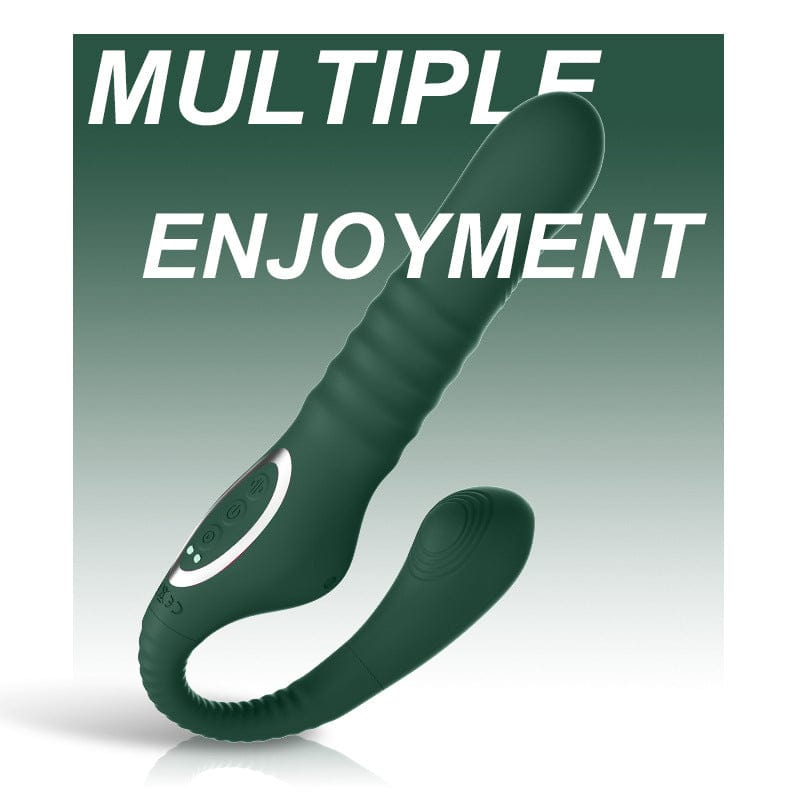 Lurevibe - Thrusting Vibrators Dildo Automatic 10 Speed Telescopic Rotation 10 Speed Vibrating G-spot Clitoris Vagina Massage Sex Toy - Lurevibe